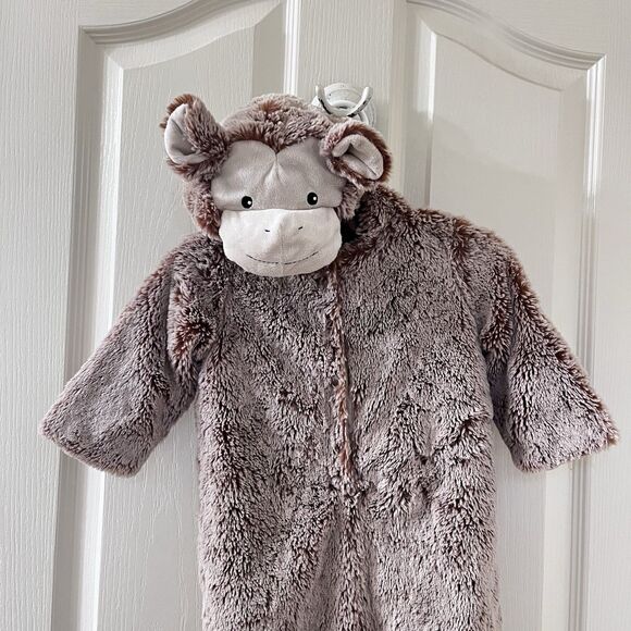 Pottery Barn Kids Baby Monkey Costume Halloween PBK Size 6-12 Months - Picture 3 of 14